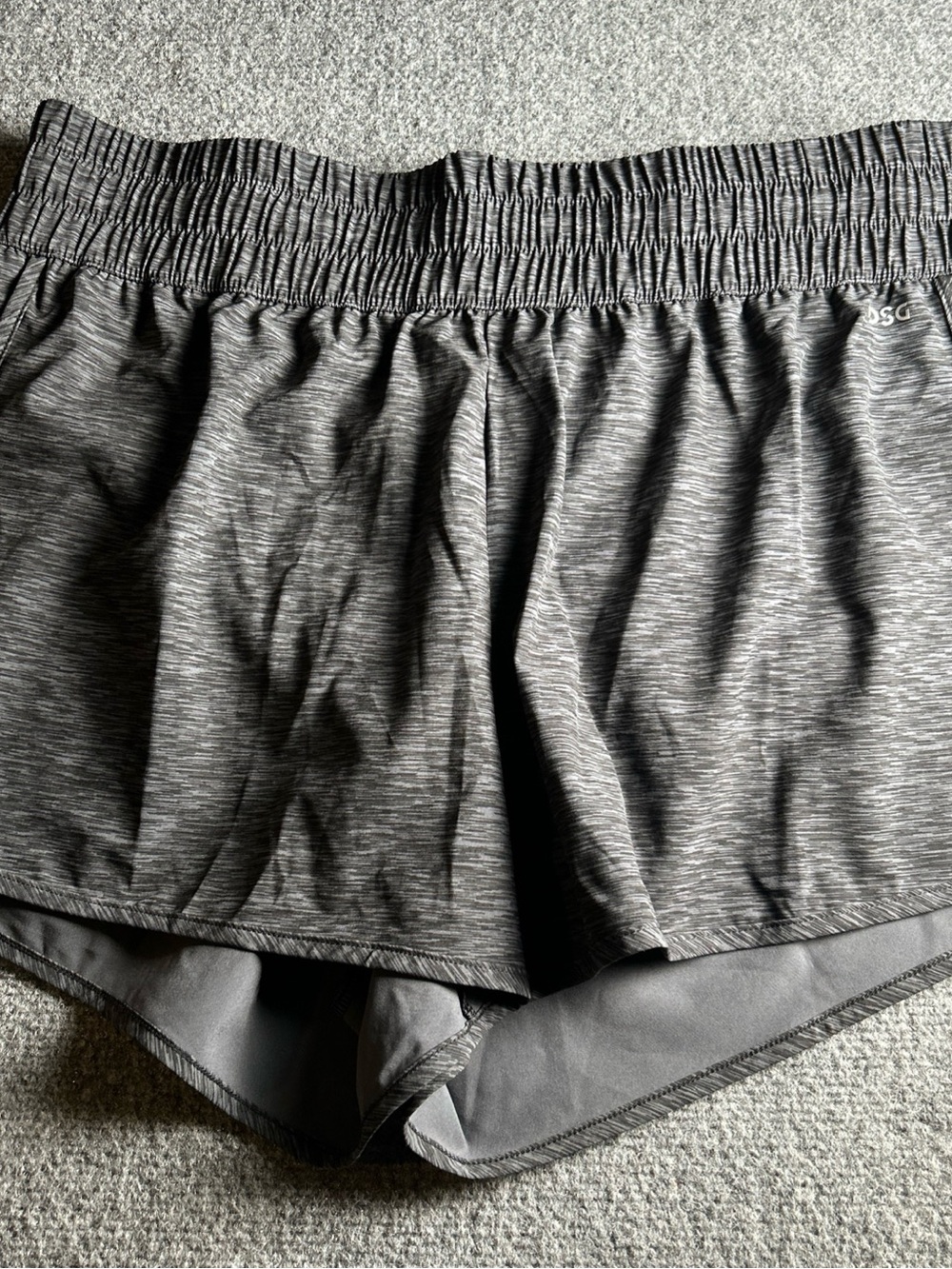DSG Heathered black Athletic Shorts size XL new